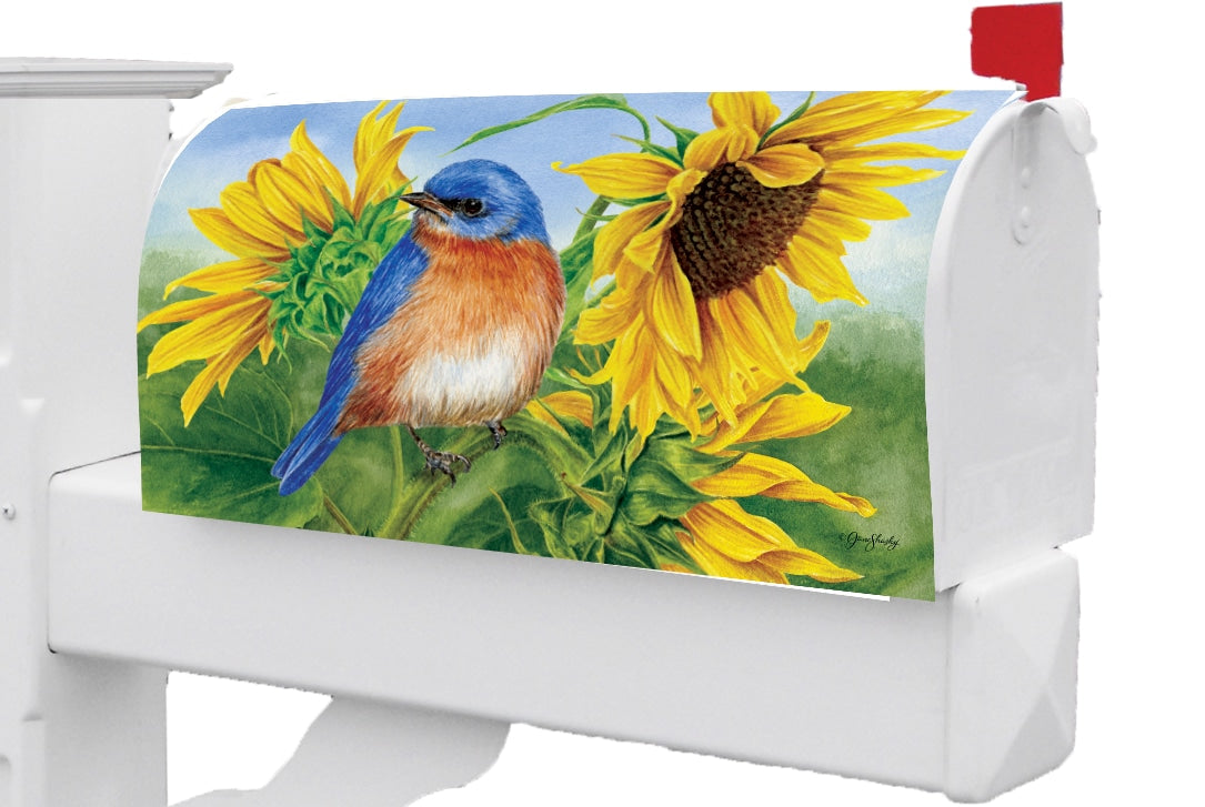Bluebird Mailbox Cover