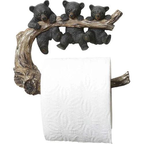 Bears on Branch Toilet Paper Holder