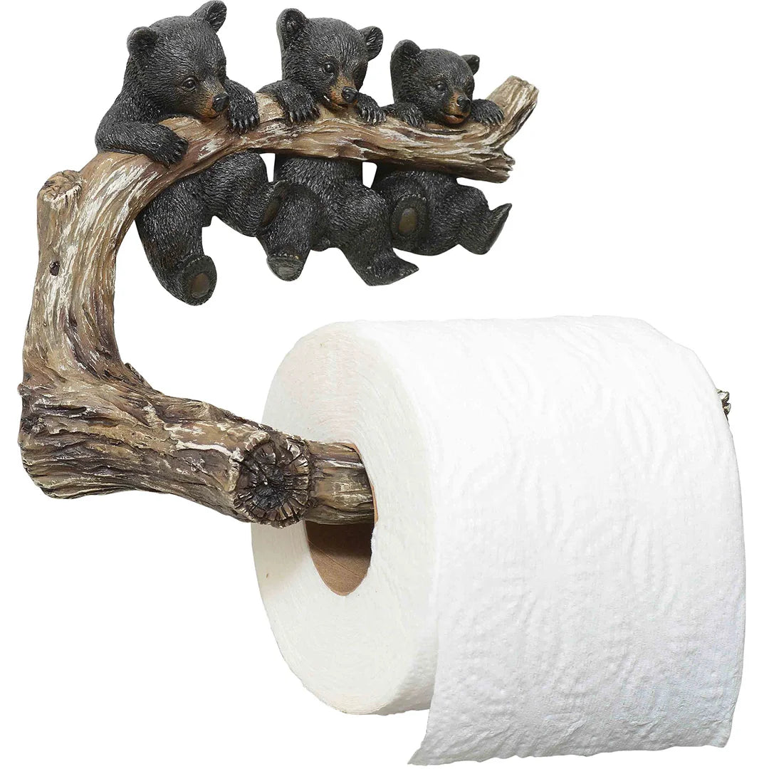 Bears on Branch Toilet Paper Holder