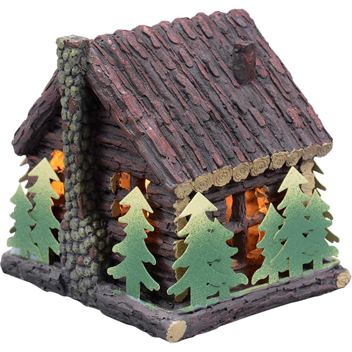 Cabin and Bear Nightlight