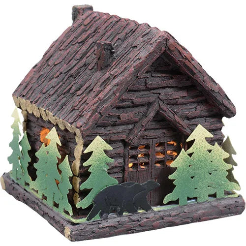 Cabin and Bear Nightlight