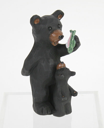 Bear & Cub with Fish