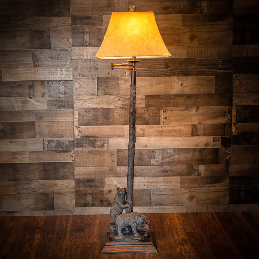 Two Bears Floor Lamp