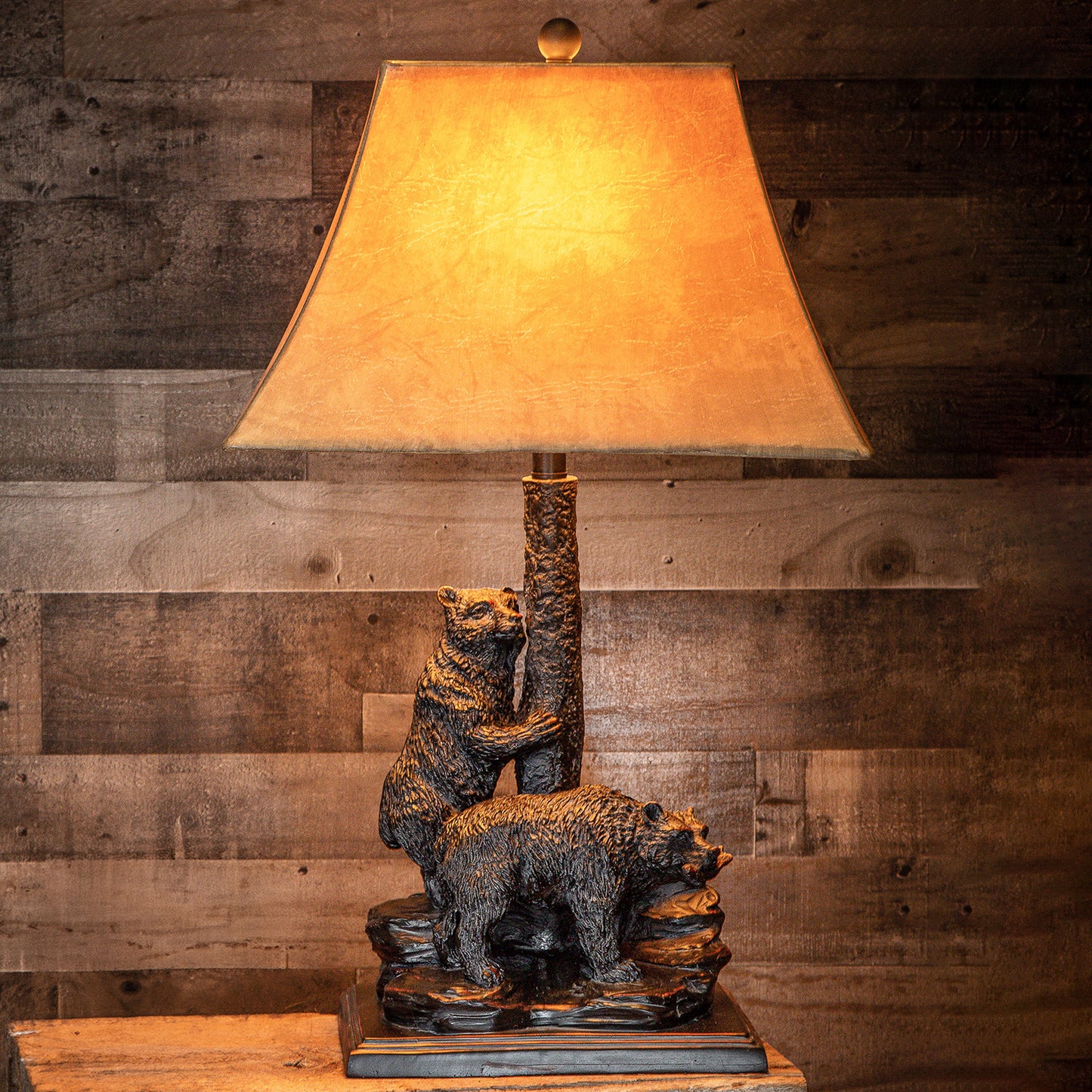 Two Bears Table Lamp