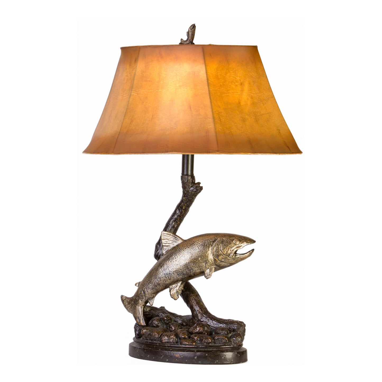 Jumping Trout Table Lamp
