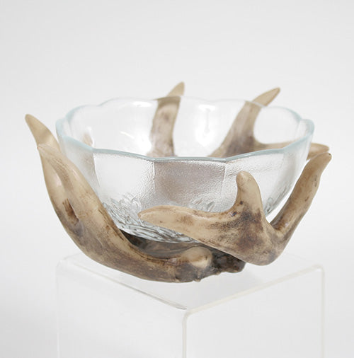 Antler Glass Bowl Holder