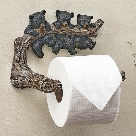 Bears on Branch Toilet Paper Holder