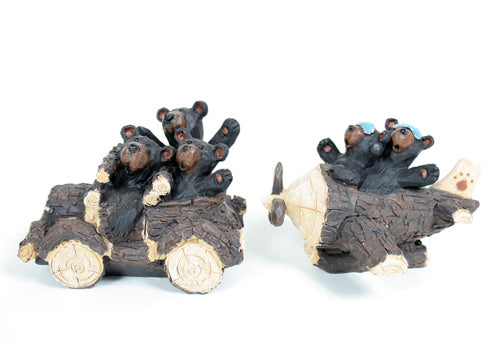 Bears in a Car and a Plane